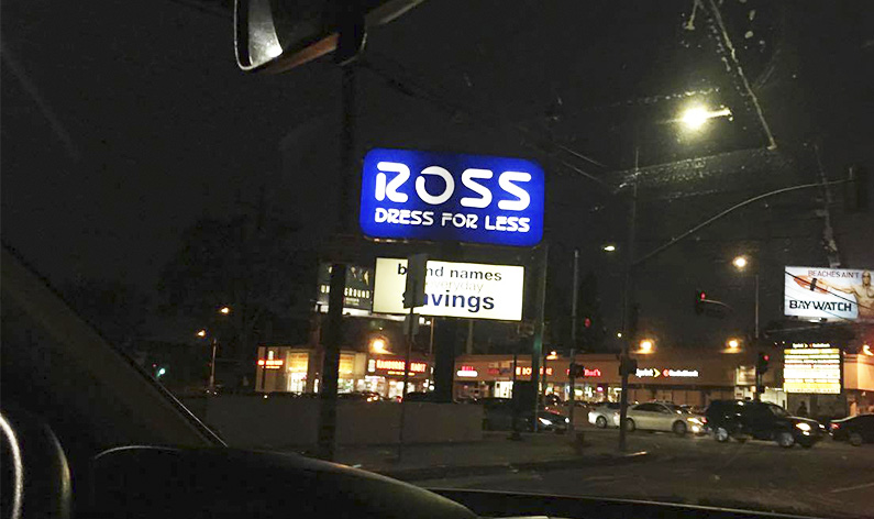 Uma loja bem baratinha em Los Angeles